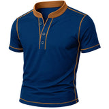 Olivier - Henley shirt with ember edge
