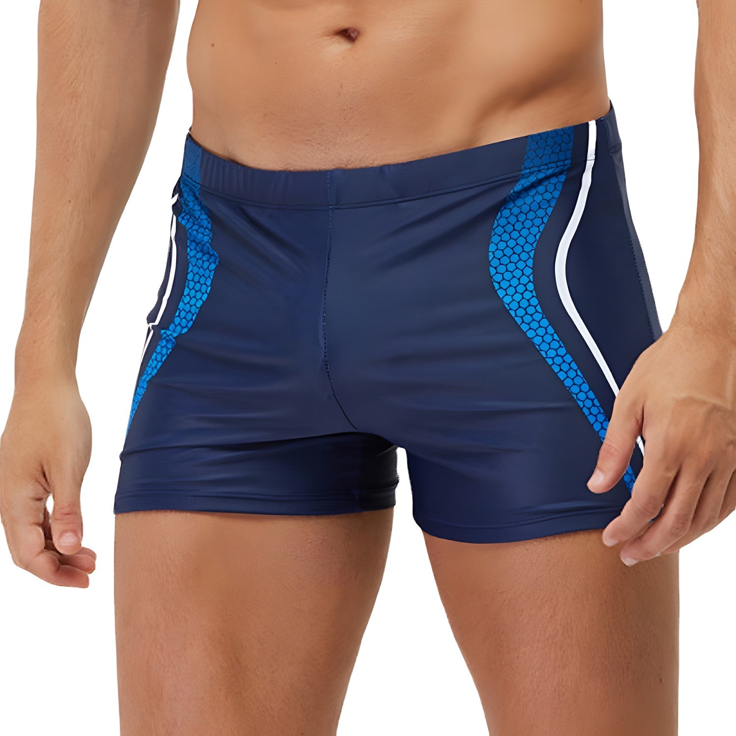 Antoni - Modern Swim Shorts Blue Dot
