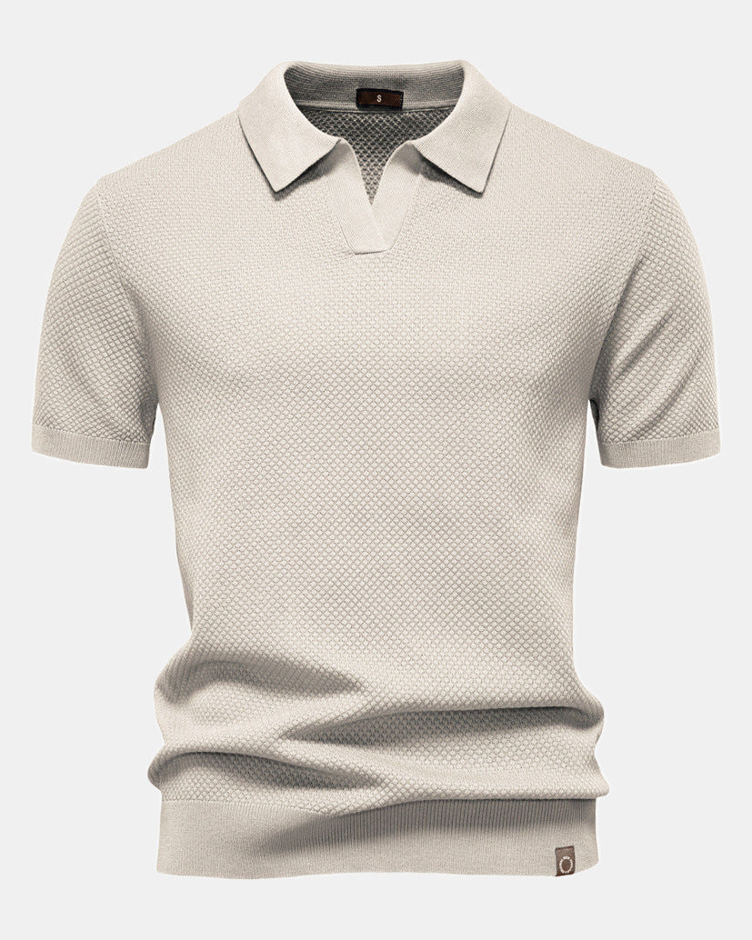 Men's Polo Shirt, Elegant in Khaki