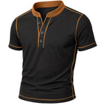 Olivier - Henley shirt with ember edge
