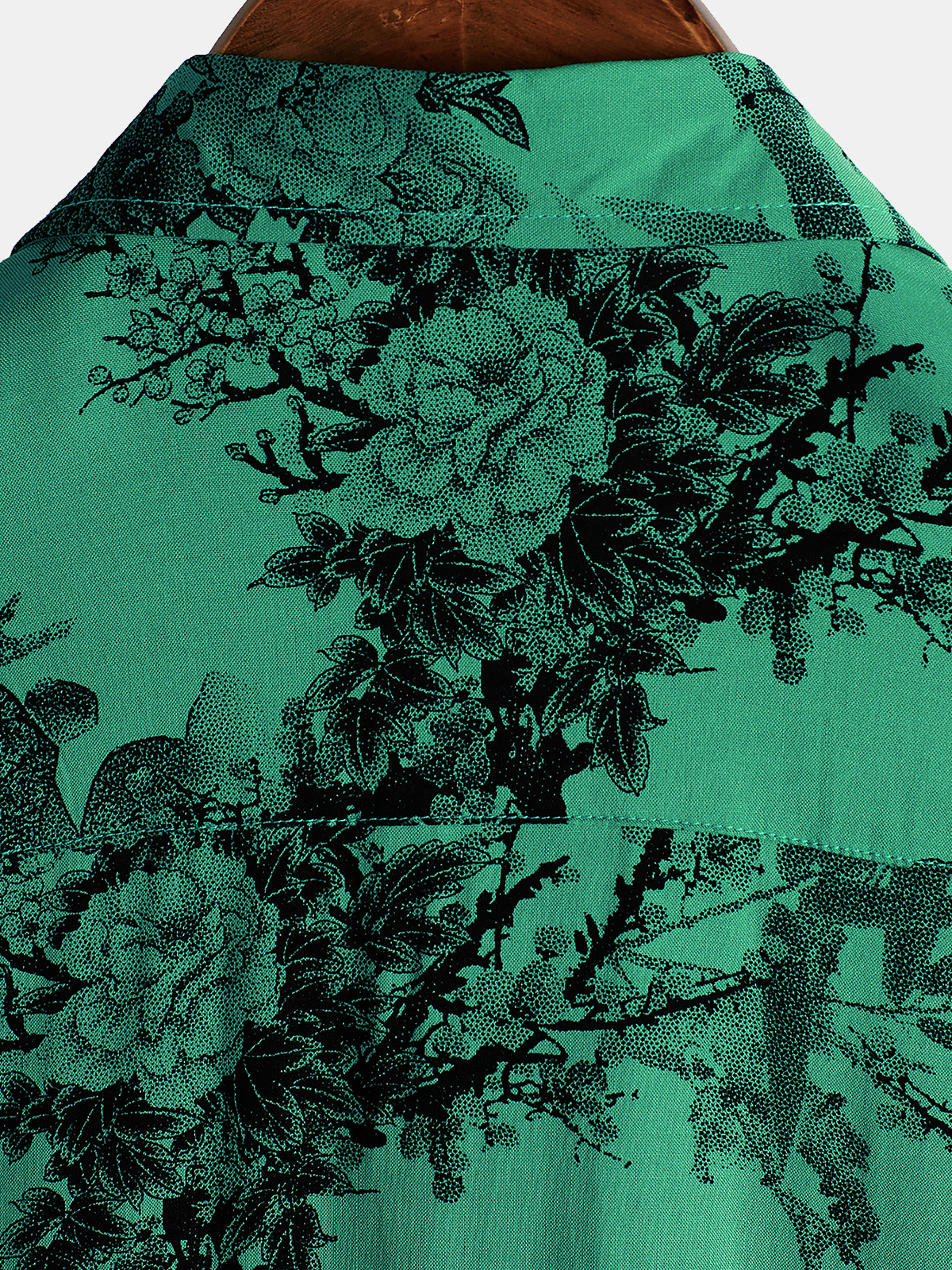 Button-Up Short Sleeve Shirt, Floral Print, Vintage Summer, Hawaiian, Vacation