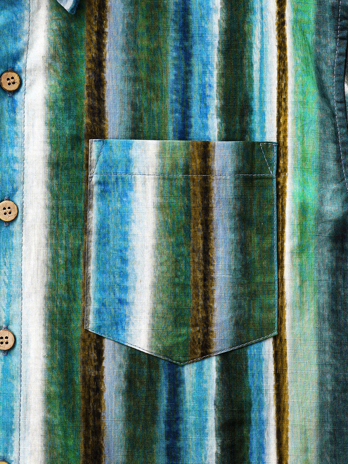 Casual Stripe Short Sleeve Shirt