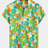 Hawaiian Tropical Floral Print Shirt