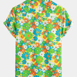 Hawaiian Tropical Floral Print Shirt