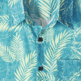 Hawaiian Casual Short-Sleeve Pockets Shirts, Tropical Print