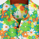 Hawaiian Tropical Floral Print Shirt