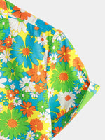 Hawaiian Tropical Floral Print Shirt