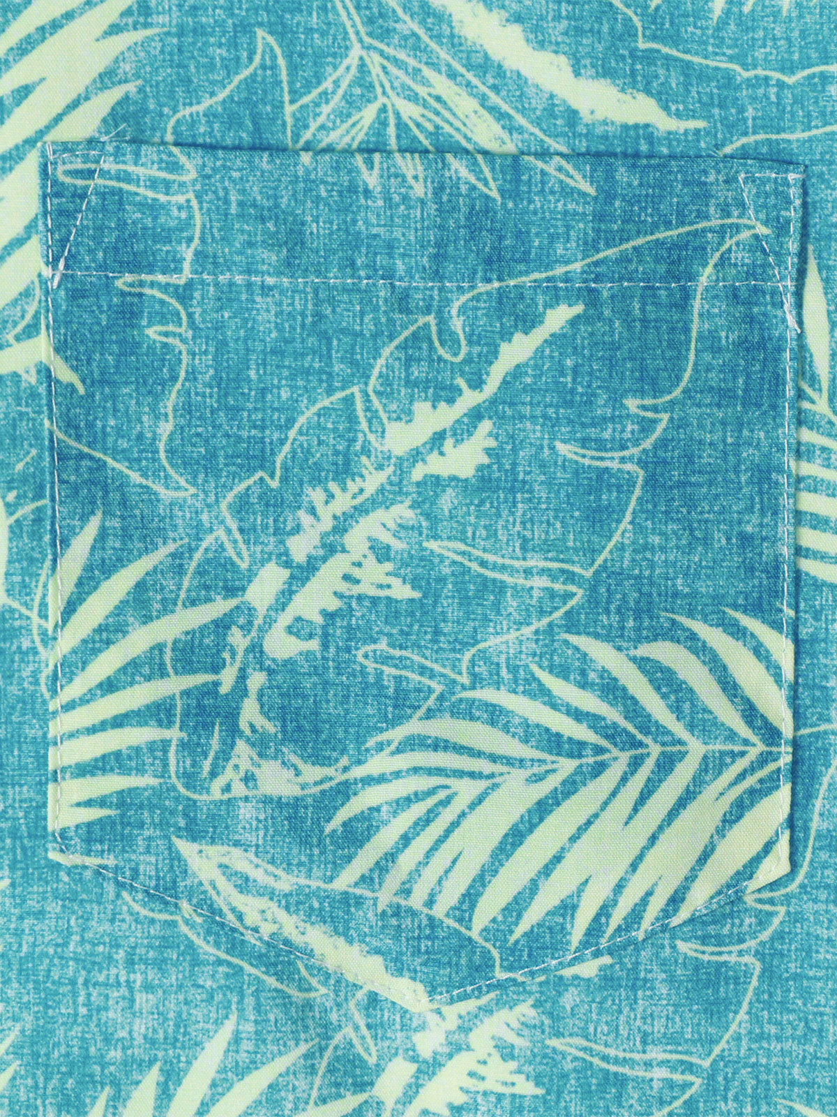 Hawaiian Casual Short-Sleeve Pockets Shirts, Tropical Print