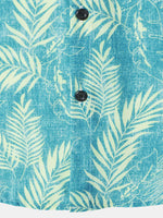 Hawaiian Casual Short-Sleeve Pockets Shirts, Tropical Print
