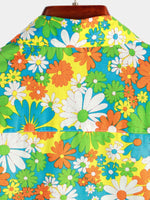 Hawaiian Tropical Floral Print Shirt