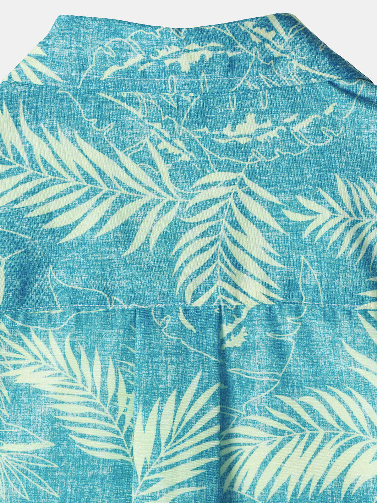 Hawaiian Casual Short-Sleeve Pockets Shirts, Tropical Print
