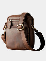 Rene™ - Retro Leather Shoulder Bag
