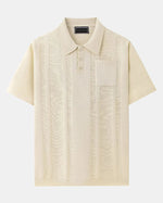 Abu Dhabi Textured Knit Polo