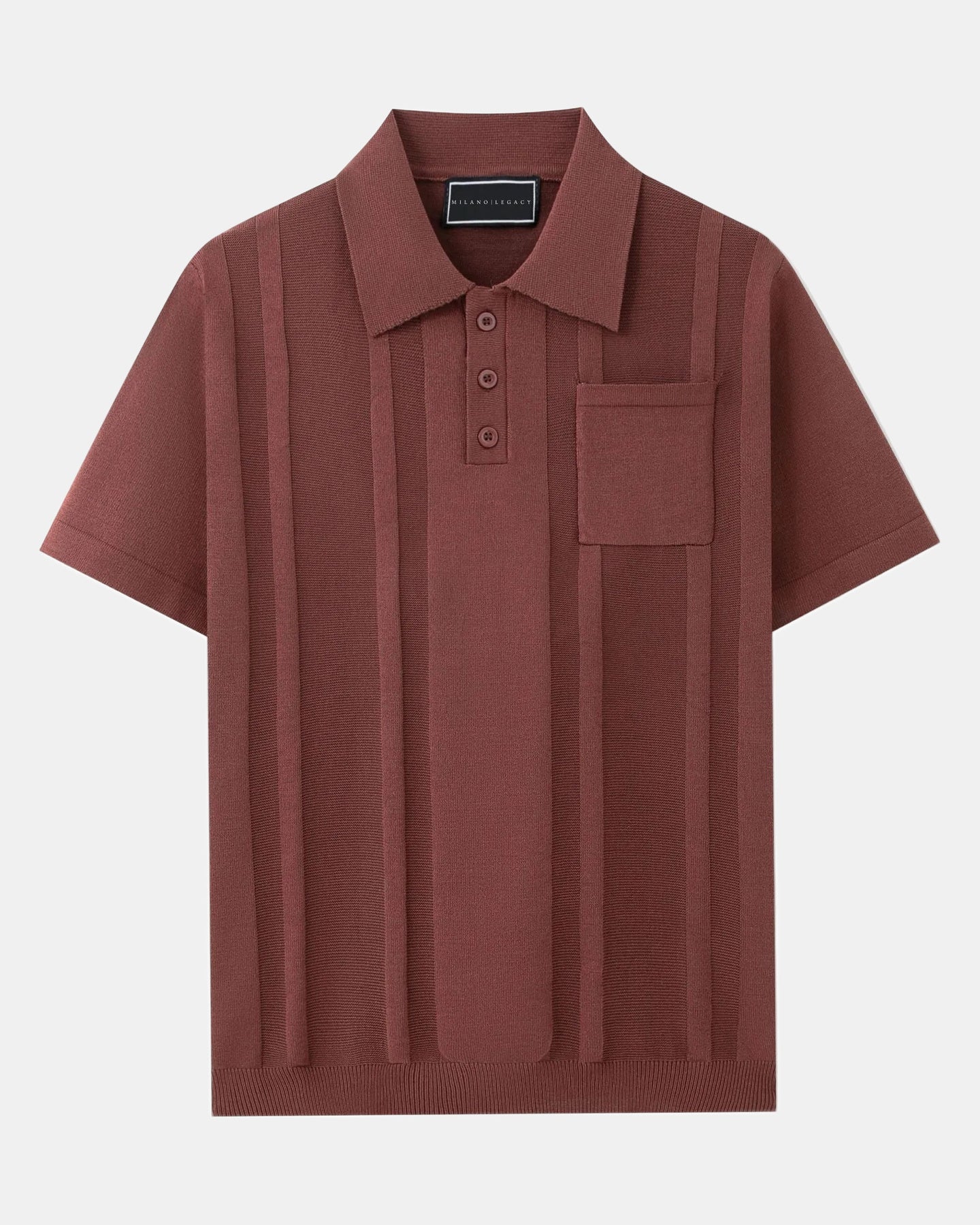 Abu Men's Polo Shirt, Dhabi in Brown