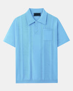 Abu Dhabi Textured Knit Polo