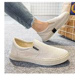 Breathable Canvas Slip-On Shoes
