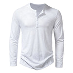 Cotton Long-Sleeve Polo Shirt