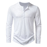 Cotton Long-Sleeve Polo Shirt