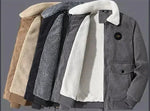 Elegant Corduroy Fleece Jacket