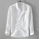 Casual Cotton-Linen Shirt