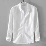 Casual Cotton-Linen Shirt