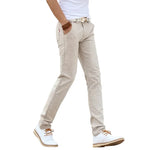 Slim Fit Linen Pants