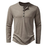 Cotton Long-Sleeve Polo Shirt