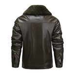 Leather Fleece Jacket