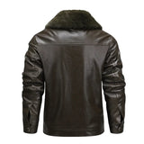 Leather Fleece Jacket