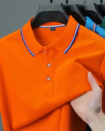 Split Tipped Pique Polo