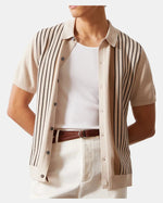 Formentera Button-Through Knit Polo