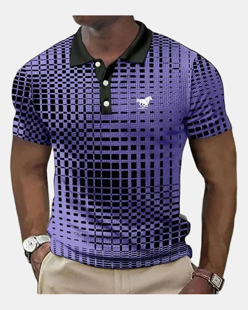 Nowak Men's Polo Shirt in Purple