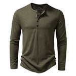 Cotton Long-Sleeve Polo Shirt