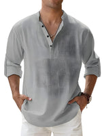 Piotr - Breathable Linen Men's Shirt