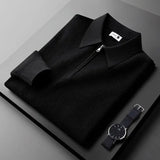 Elegant Men's Zip Sweater