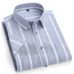 Cotton Shirt with Short Sleeve