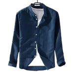 Casual Cotton-Linen Shirt