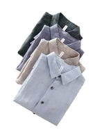 Linen Shirt with Short Sleeves