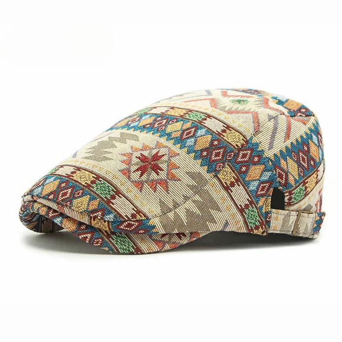 Cazel Men's Cotton Cap, Vintage, Colorful