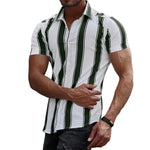 Striped Short-Sleeve Summer Shirt