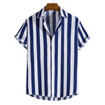Striped Short-Sleeve Summer Shirt