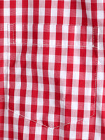 Cotton Summer Short Sleeve Shirt for Men, Solid Color, with Pocket and Buttons