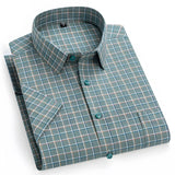 Cotton Shirt with Short Sleeve