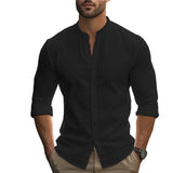 Casual Summer Cotton and Linen Shirt