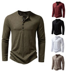 Cotton Long-Sleeve Polo Shirt