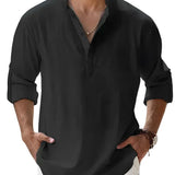 Piotr - Breathable Linen Men's Shirt