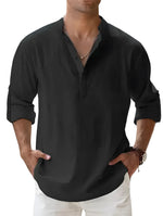 Piotr - Breathable Linen Men's Shirt