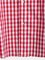 Cotton Summer Short Sleeve Shirt for Men, Solid Color, with Pocket and Buttons