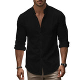 Casual Summer Cotton and Linen Shirt