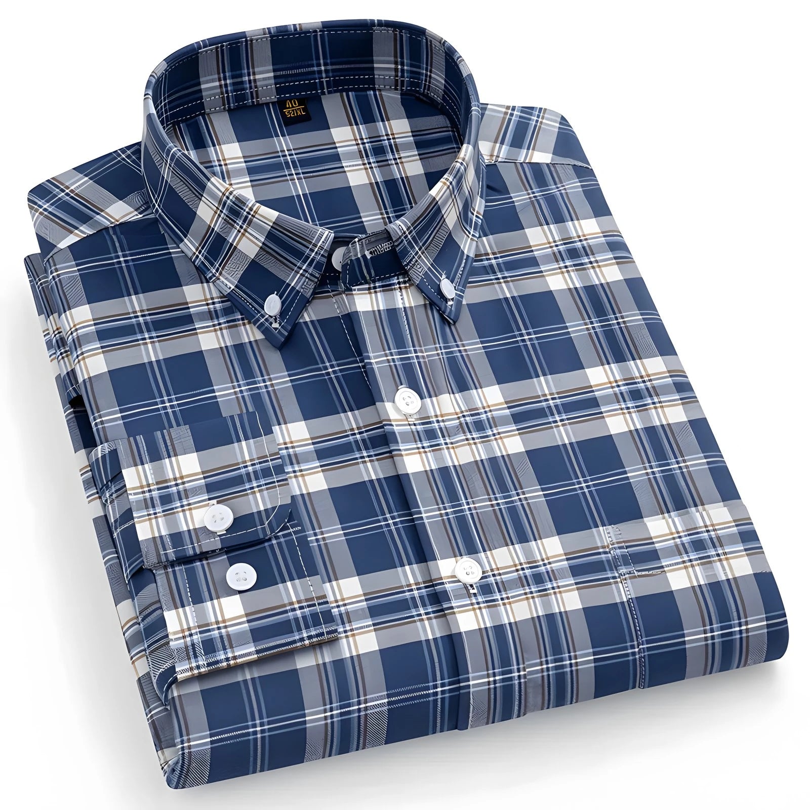 Cotton Oxford Shirt Navy
